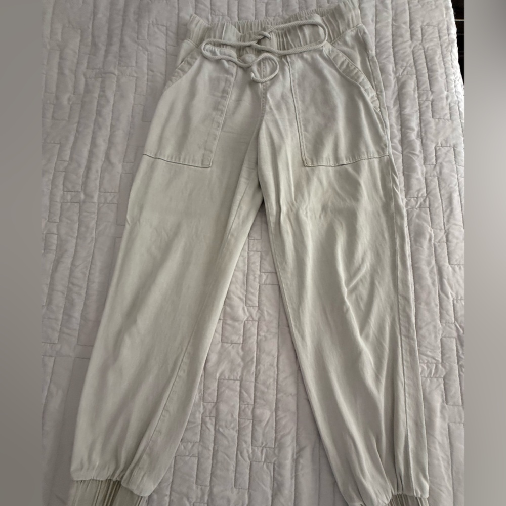 Bella Dahl Men's Off-White Jogger Pants